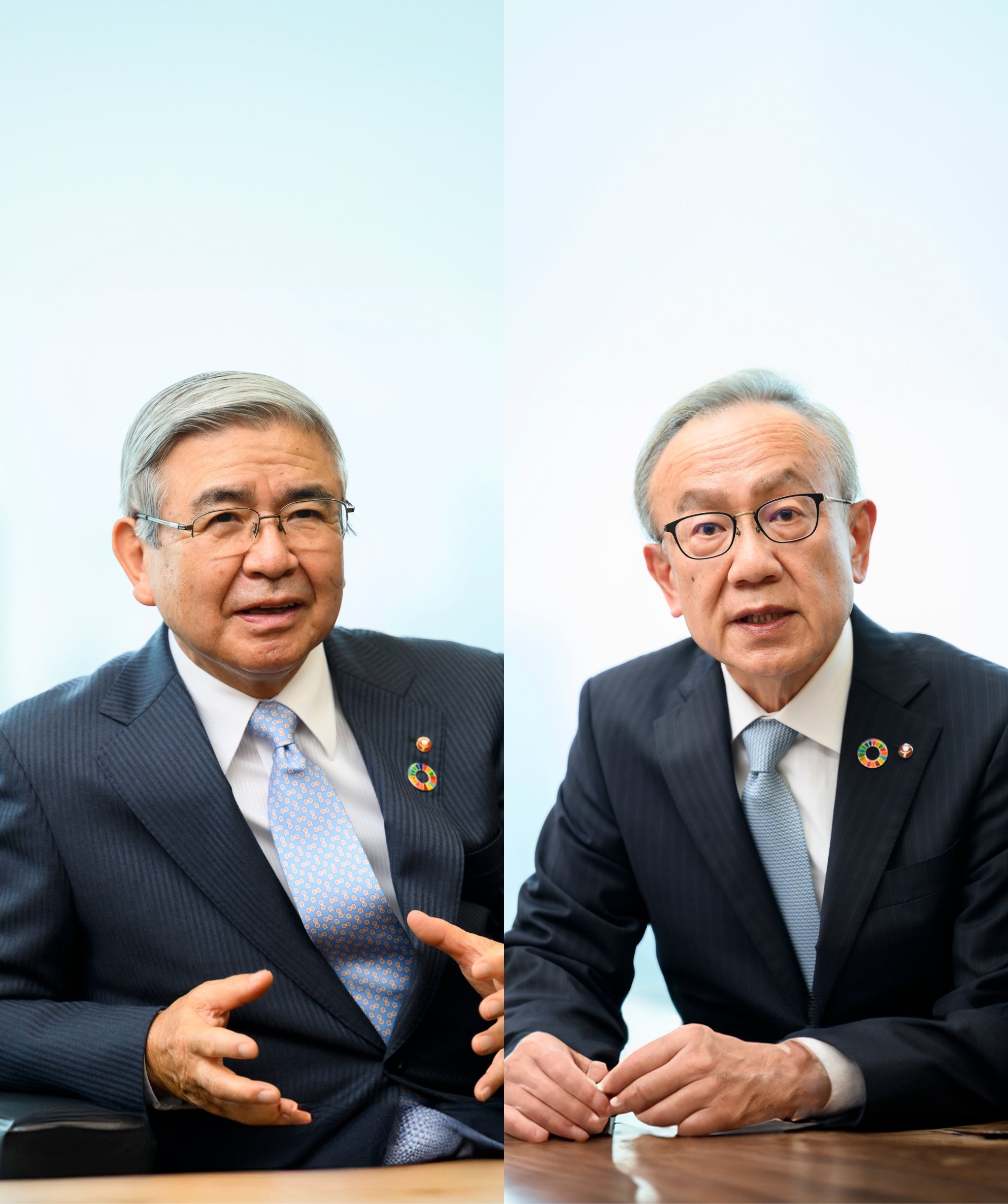 石田会長と合田社長